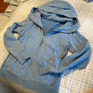 Scuba full zip EUC blue lululemon